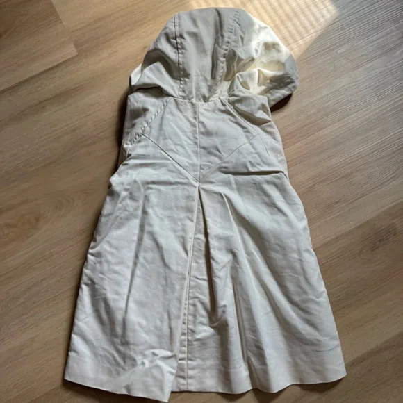 Zara Kids Cream Hooded Jacket 4-5Years - Picture 8 of 8